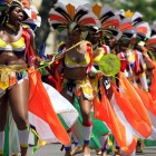 Dancers representing the Virgin Islands participate in 2008's D.C. Caribbean Festival.